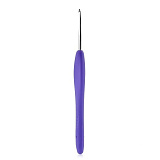24R60X Крючок для вязания 6мм*14см с резиновой ручкой Hobby&Pro
