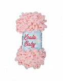 Пряжа Koala baby цв.103 Персик (3шт) 100% полиэстер 16,7 м/180 гр