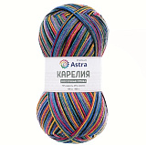 Пряжа 'Карелия' носочная (1002) (2шт) 100гр 400м (75% шерсть, 25% нейлон)
