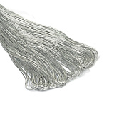 Резинка шляпная 2,5мм*100м (серебро) 0370-6200