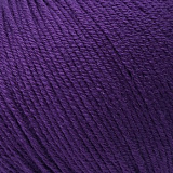 Пряжа Baby Cotton 25 (3440- фиолетовый) (10шт) 50% хлопок,50% акрил, 82 м/25г