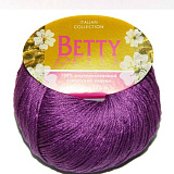 Пряжа Betty 29- Фиолетовый (10шт) (125м/50г,100% египетский хлопок)