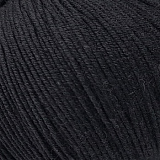 Пряжа Baby Cotton 25 (3433- черный) (10шт) 50% хлопок,50% акрил, 82 м/25г