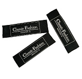 Нашивка Classic Fashion 100%ПЭ 8х2,4см (10шт) черный