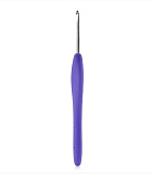 24R30X Крючок для вязания 3мм*14см с резиновой ручкой Hobby&Pro