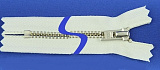 Молнии джинсовые (анти-никель) Т3 14см (501- белый) YKK