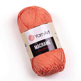 Пряжа Macrame (160 персик) (6шт) 100% ПЭ, 90г/130м