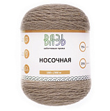 Пряжа Вязь  "Носочная" (3шт) 100гр/390м (02 беж) (75%шерсть/25%нейлон)