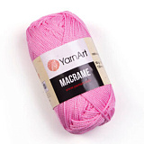 Пряжа Macrame (147 розовый) (6шт) 100% ПЭ, 90г/130м