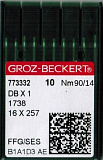 Игла с тонкой колб. DBx1 SES № 90/14 GROZ-BECKERT для трикотажа