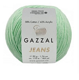 JEANS (1154 ментол) (10шт) 170 м/50г, 58% хлопок/42% акрил