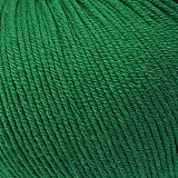 Пряжа Baby Cotton 25 (3456- зеленый) (10шт) 50% хлопок,50% акрил, 82 м/25г