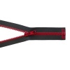 Молния BICOLOR трактор разъем. (1зам.,Т6) 70см (102 т.серый/019 бордовый) (2шт)