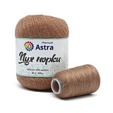 Пряжа "Пух норки" (029 св.каштан) (80% пух норки, 20% нейлон) 50г/290м 