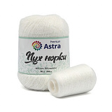 Пряжа "Пух норки" (01 белый) (80% пух норки, 20% нейлон) 50г/290м 