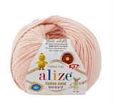 Cotton Gold Hobby цв.161-пудра (10шт) 55% хлопок - 45% акрил 50г/165м
