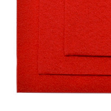Фетр жесткий 1,0мм 160гр 20*30см (3шт) (601/801 алый) Мастери Сама Пенза
