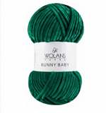 Пряжа Bunny Baby Wolans (26 изумруд) (5шт) 120м/100г 100%Super-Soft П/Э
