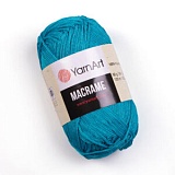 Пряжа Macrame (152 бирюзовый) (6шт) 100% ПЭ, 90г/130м